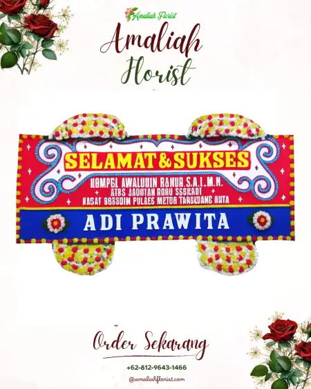 Papan Bunga Ucapan Selamat Nanjung Mekar
