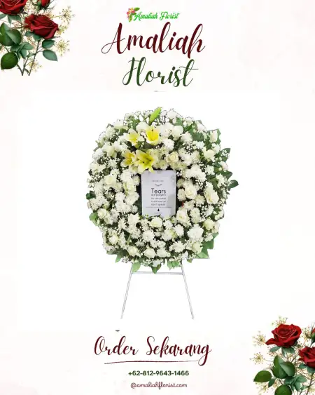 Krans Bunga Duka Nanjung Mekar